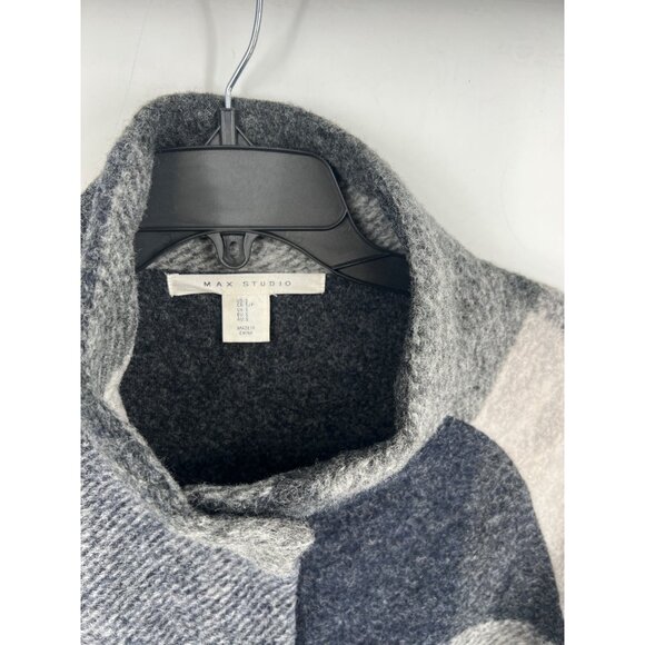 Max Studio Womens Wool Blend Plaid Jacket Size Small - Picture 2 of 7